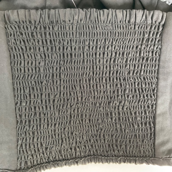 Anthropologie Ranna Gill Strapless Tulle Cropped Bustier Fashion Top Bla… - Picture 5 of 11